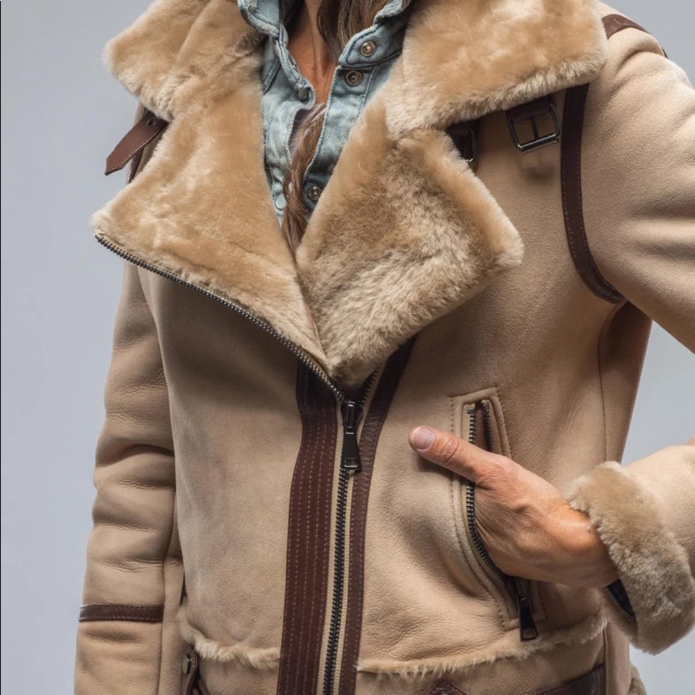 High end luxury brand Artico Sherling Jacket